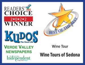 Readers' Choice and Best of the Best awards for Wine Tours of Sedona.